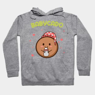 avocado Couple Pregnancy Announcement Girl Gift For Women Hoodie